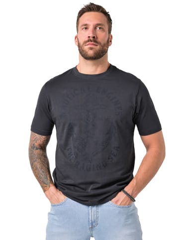 JP1880 Kurzarm T-Shirt in mattes nachtblau