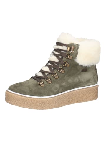 Sansibar Stiefelette in Olive