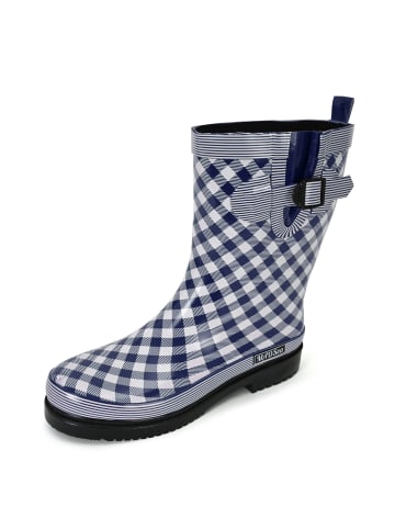 MADSea Gummistiefel Checkered in dunkelblau