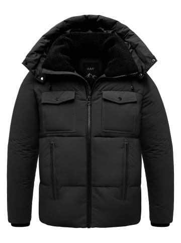 Humy Winterjacke mit Fleecefutter in Schwarz