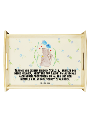 Mr. & Mrs. Panda sofatablett Hase Blume mit Spruch in Blumig