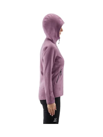 Haglöfs Fleecejacke Heron Hood in Purple Milk