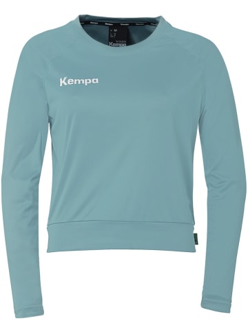 Kempa Top "Cropped Top" in Blau