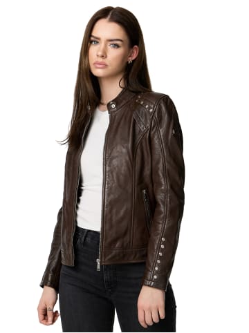 Tazzio Lederjacke "F521" - in Braun