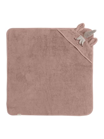 Kindsgut  Kapuzenhandtuch Einhorn in Rose