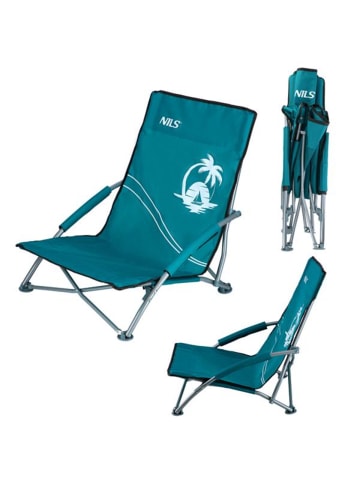 COFI 1453 NILS CAMP NC3035 Campingstuhl – klappbarer Outdoor Stuhl mit in Petrol