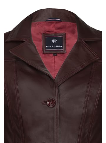 Felix Hardy Lederjacke in Bordeaux