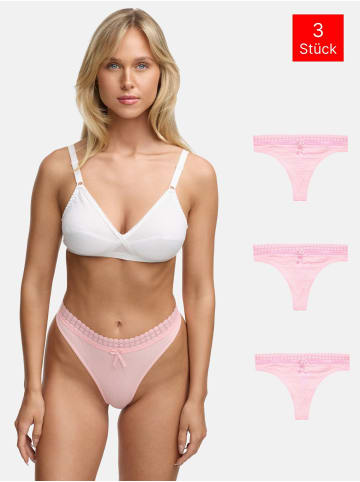 Tazzio 3er-Set: String in Pink