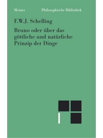 Meiner Felix Verlag Buch - Bruno oder über das göttliche Prinzip der Dinge