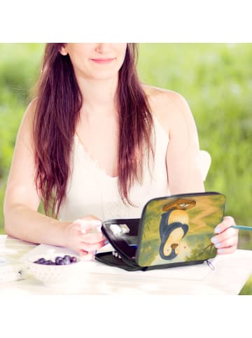 Mr. & Mrs. Panda Federmäppchen Pinguin Diät Design ohne Spruch in Weiß