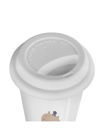 Mr. & Mrs. Panda Kaffeebecher To Go Murmeltier ohne Spruch in Weiß