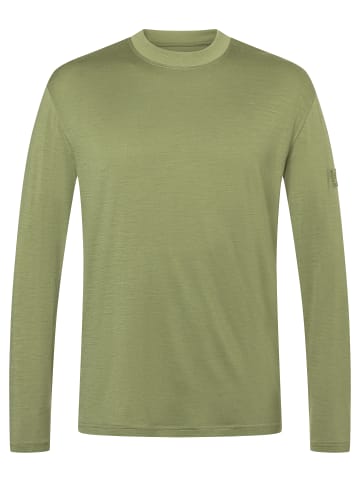 super.natural M CASUAL RIB BIO J LS in grün