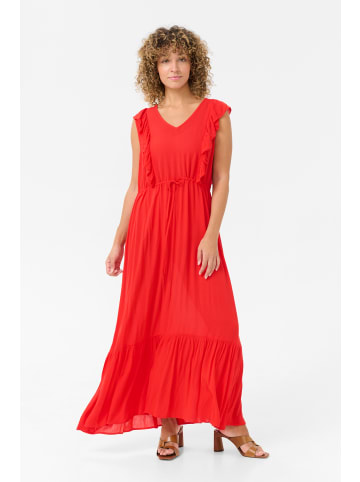 Cream Kleid CRAllie Feminine in Flame Scarlet