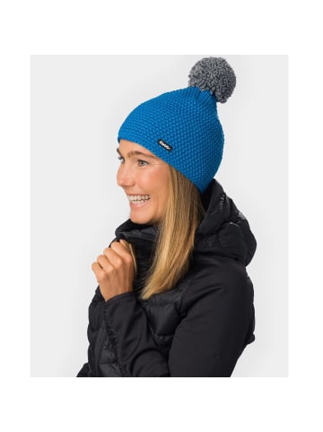 Eisbär Jamie Pompon MÜ Bommelmütze in Blau