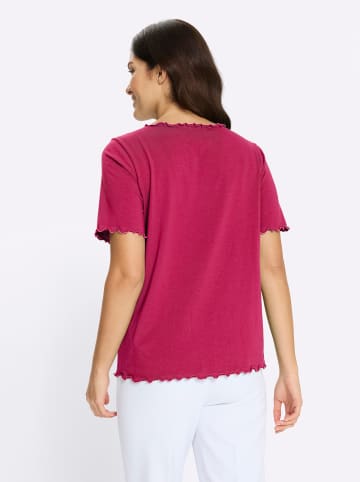 Sieh an! Kurzarmshirt in pink