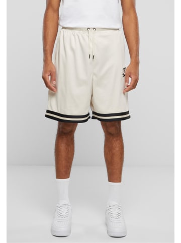 FUBU FUBU Herren FM241-014-1 Fubu Varsity Mesh Shorts in creme/black