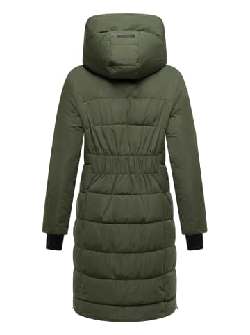 Navahoo Steppmantel Laubzauber 14 in Dark Olive