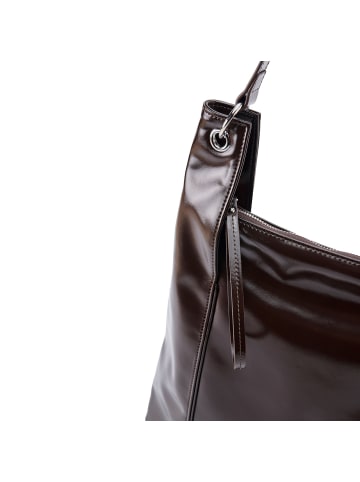 Seidenfelt Delary Schultertasche 43 cm dark chocolate