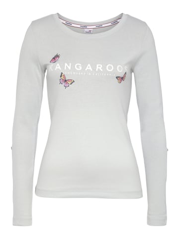 Kangaroos Langarmshirt in hellblau