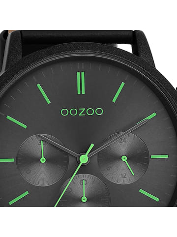 Oozoo Armbanduhr Oozoo Timepieces schwarz extra groß (ca. 50mm)