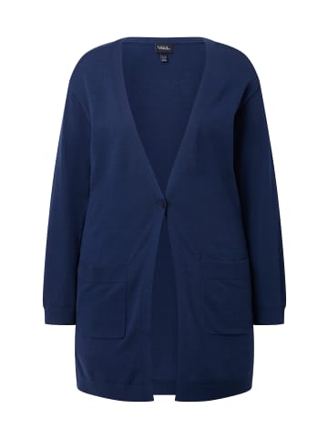 Ulla Popken Strickjacke in tintenblau