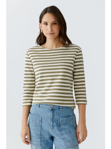 Oui T-Shirt SOLEILA in white green