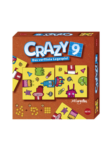 HEYE Legespiel Crazy9 Burgerman Doddles in Bunt