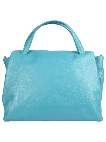 Florence Leder Handtasche Florence Tasche türkis ca. 36cm
