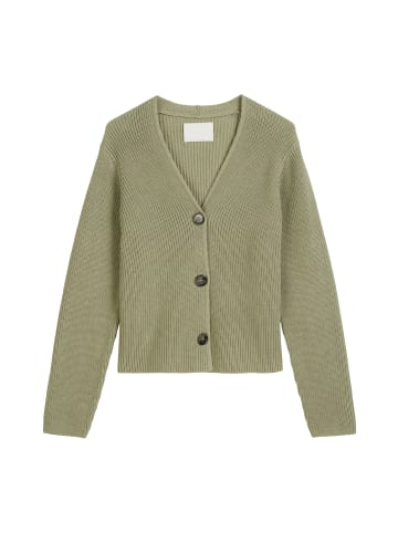 Marc O'Polo V-Neck-Cardigan relaxed in smooth sage