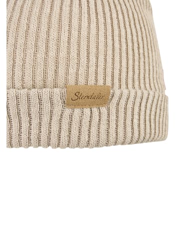 Sterntaler Beanie gerippt in natur