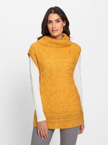 WITT WEIDEN Pullunder in ocker-meliert