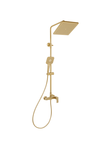 Beliani Wannenarmaturen COLORADA in Gold - (W) 19 x (H) 93 cm