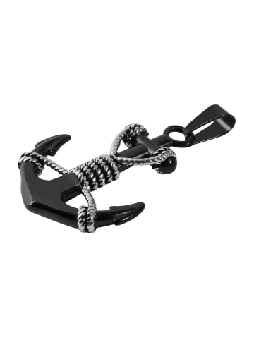 Adeliás Unisex Anhänger aus Edelstahl in silber