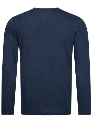 super.natural Merino Longsleeve in blau