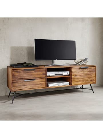 KADIMA DESIGN Lowboard NISHAN 160x54x40 cm Massiv Holz, Design Hifi-Board