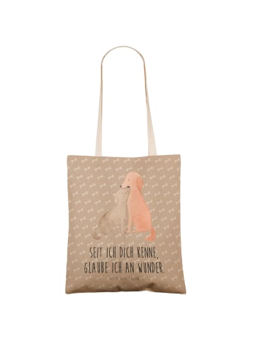 Mr. & Mrs. Panda shopping bag Hunde Liebe mit Spruch in Hundeglück