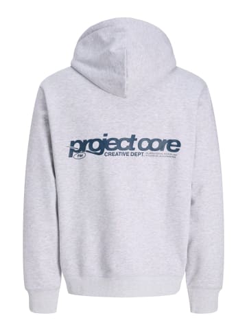 Jack & Jones Kapuzenpullover in White Melange
