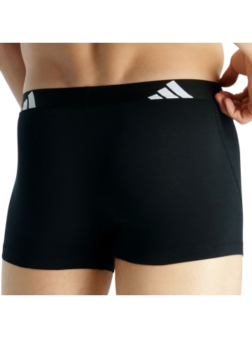 adidas 5er Pack Trunk Active Flex Cotton in Schwarz