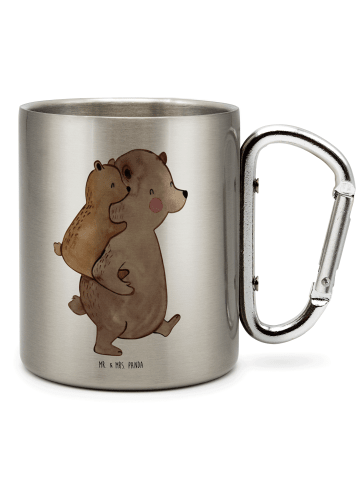 Mr. & Mrs. Panda Tasse Papa Bär ohne Spruch in Silber