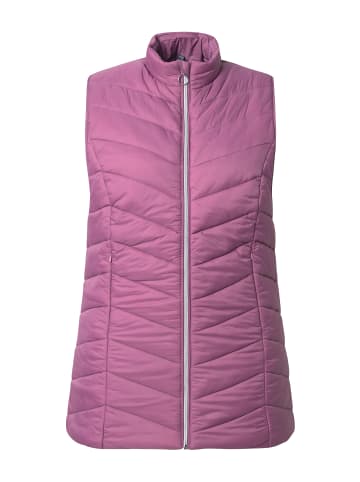 Ulla Popken Weste in dunkle rose