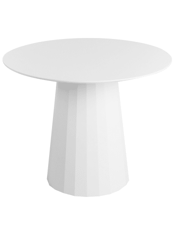 Beliani Esszimmertisch PLATO in Weiß - (W) 100 x (H) 75 x (L) 100 cm