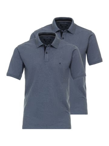 Casa moda Poloshirt Basic in Blau