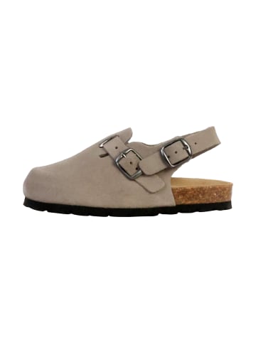 Divine Factory Leder-Pantoletten für Kinder Boreali BS Grau