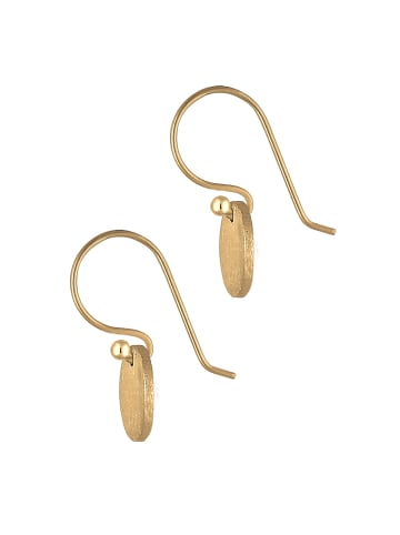 Elli Ohrringe 925 Sterling Silber Geo, Kreis in Gold