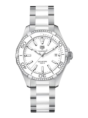 Tag Heuer Damenuhr Silber, Modell: Aquaracer Lady WAY131H.BA0914