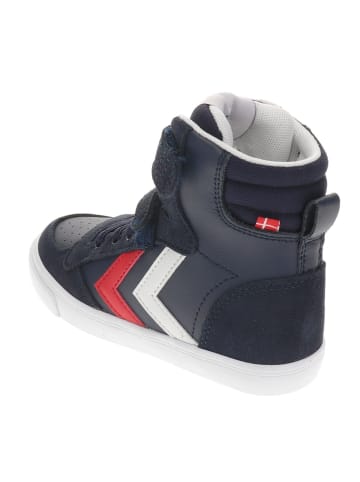 Hummel Sneaker High in Blau/Rot