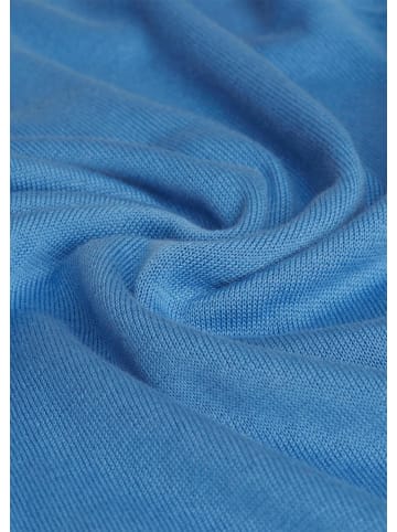 GOLDNER Polopullover in jeansblau