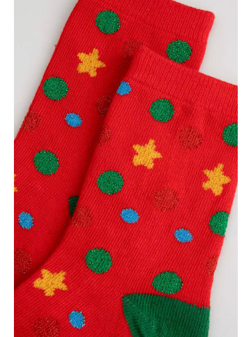 Coccodrillo Socken Xmas in rot