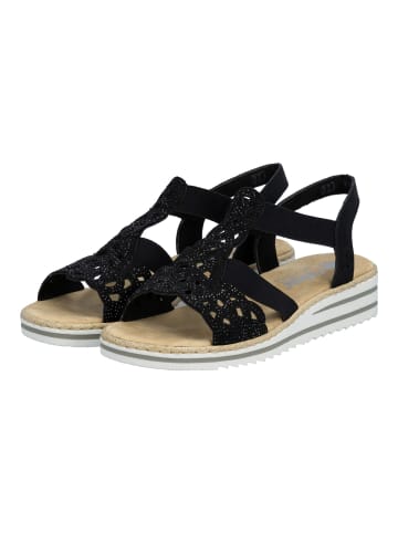 rieker Sandalen in Schwarz
