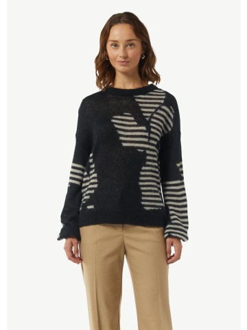comma Strickpullover langarm in Schwarz